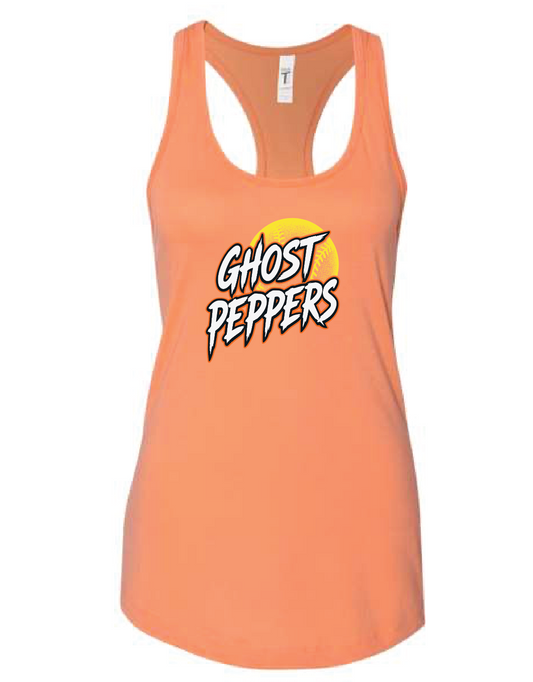 Ghost Pepper Softball Lightweight Racerback Tank