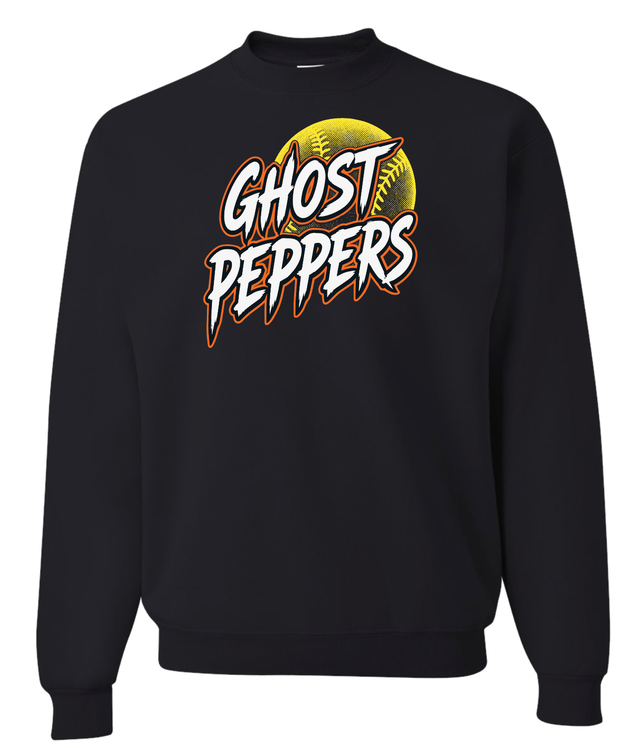 Ghost Peppers Softball Crew Sweatshirt