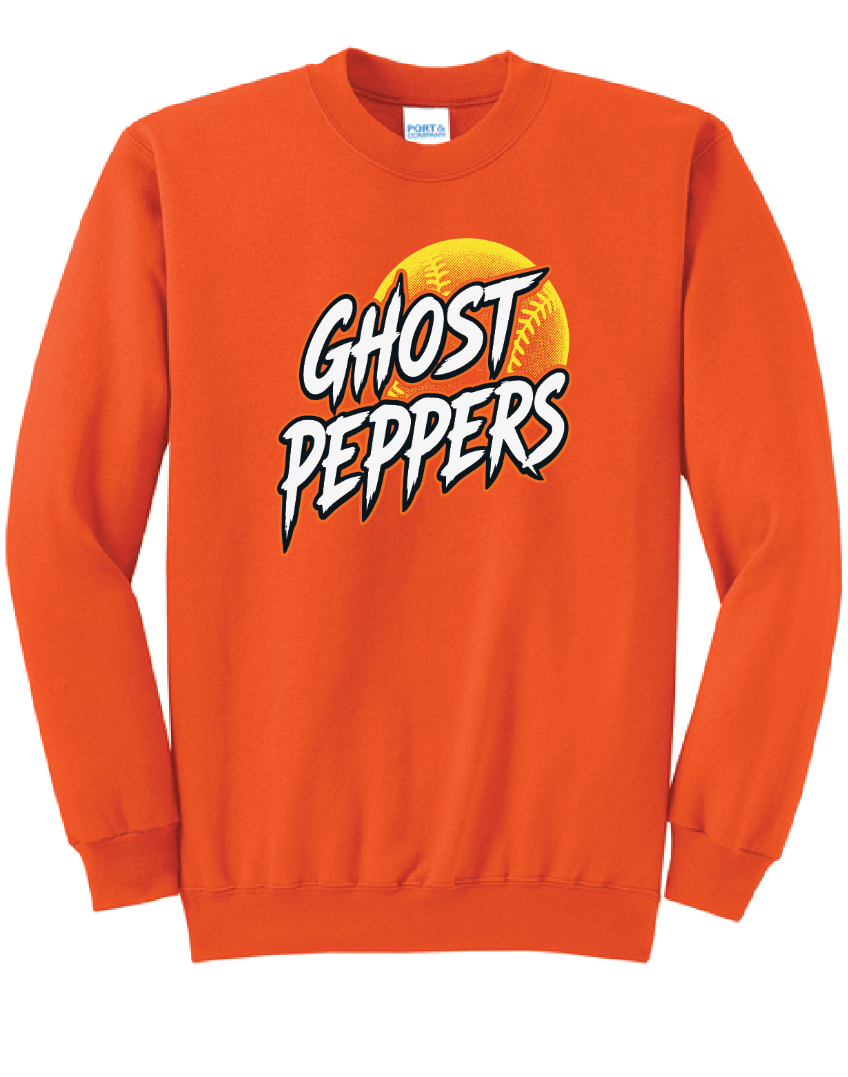 Ghost Peppers Softball Crew Sweatshirt
