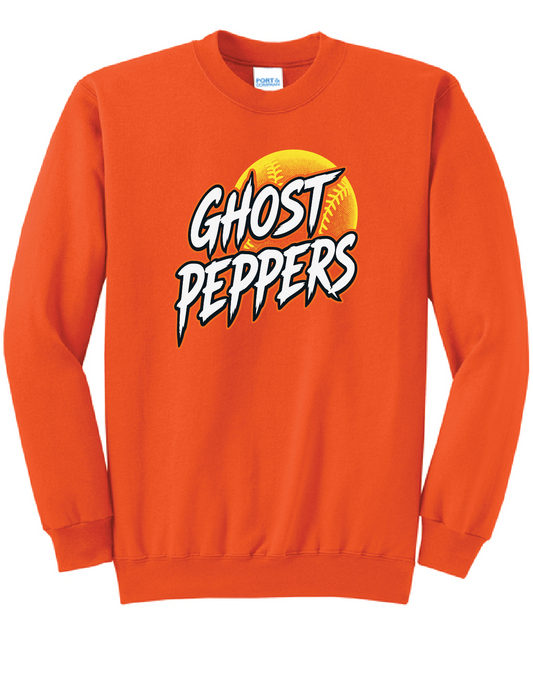 Ghost Peppers Softball Crew Sweatshirt