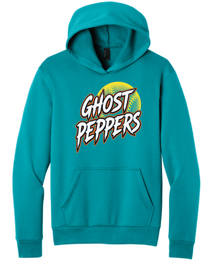 Ghost Peppers Softball Hooded Sweatshirt