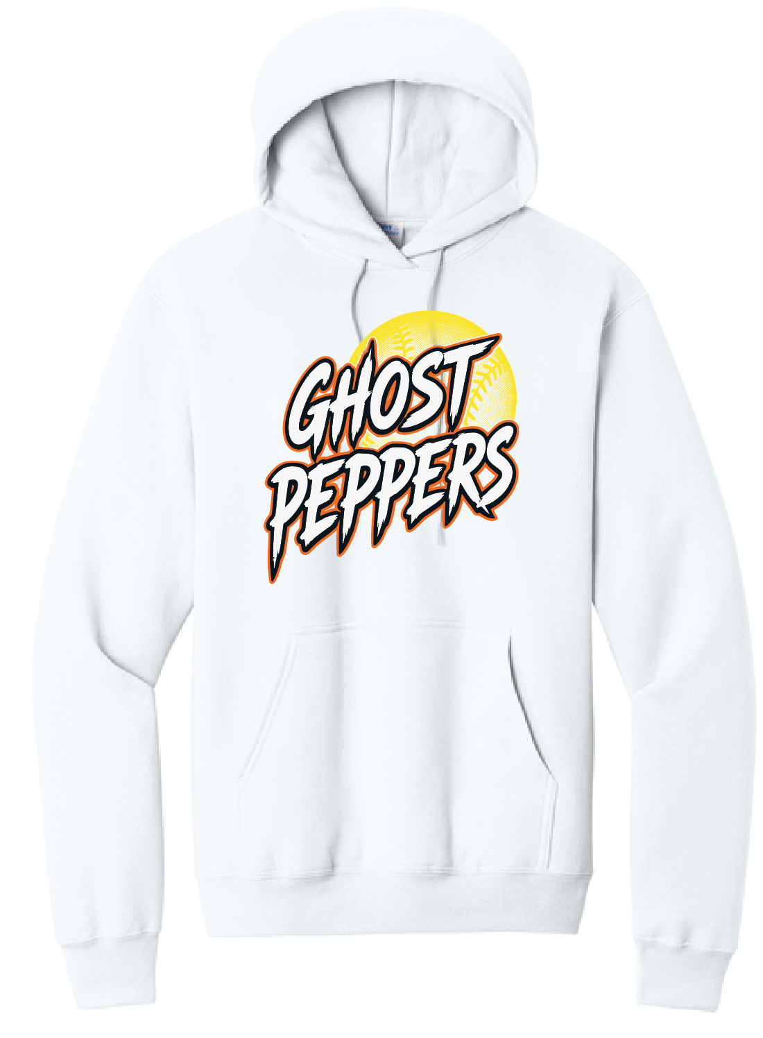 Ghost Peppers Softball Hooded Sweatshirt