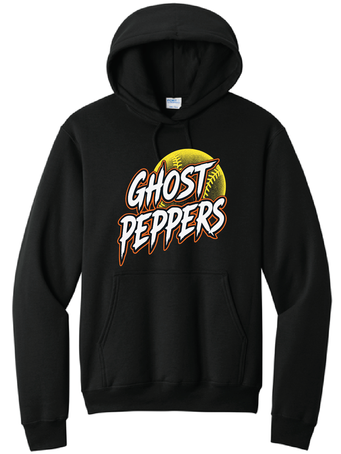 Ghost Peppers Softball Hooded Sweatshirt