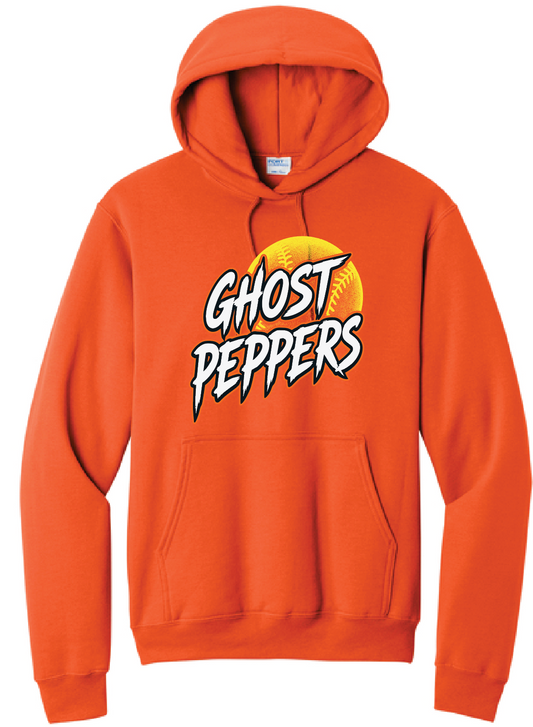 Ghost Peppers Softball Hooded Sweatshirt