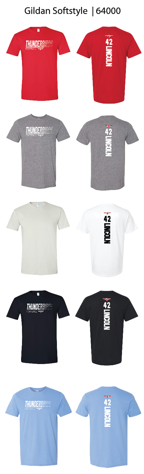 Thunderbirds Football Shirts