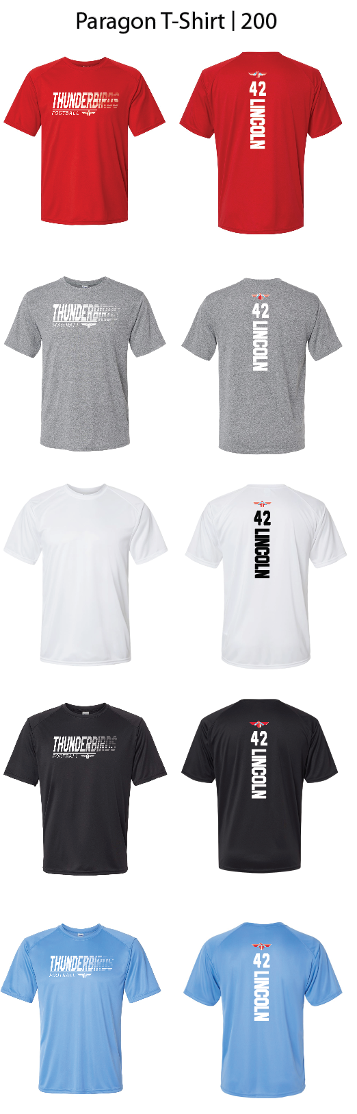 Thunderbirds Football Shirts