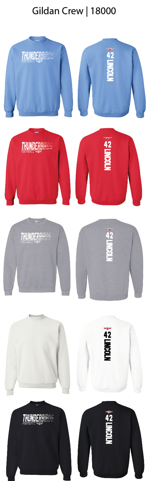 Thunderbirds Football Crews