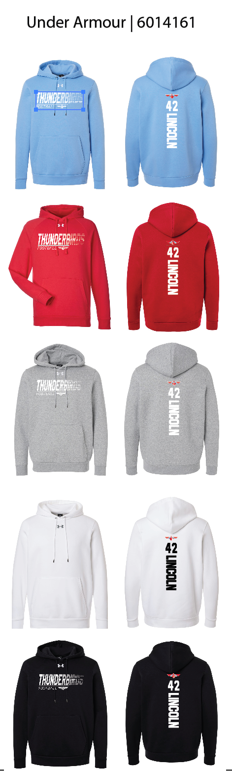 Thunderbirds Football Hoodies