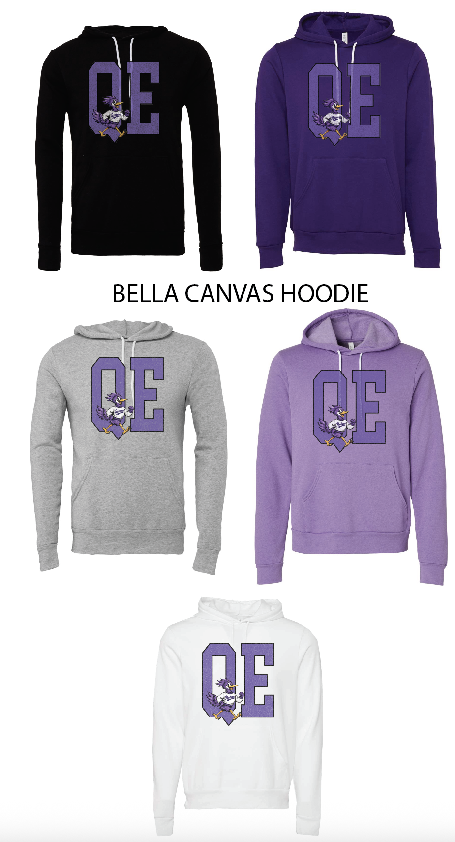QE Mascot Hoodies