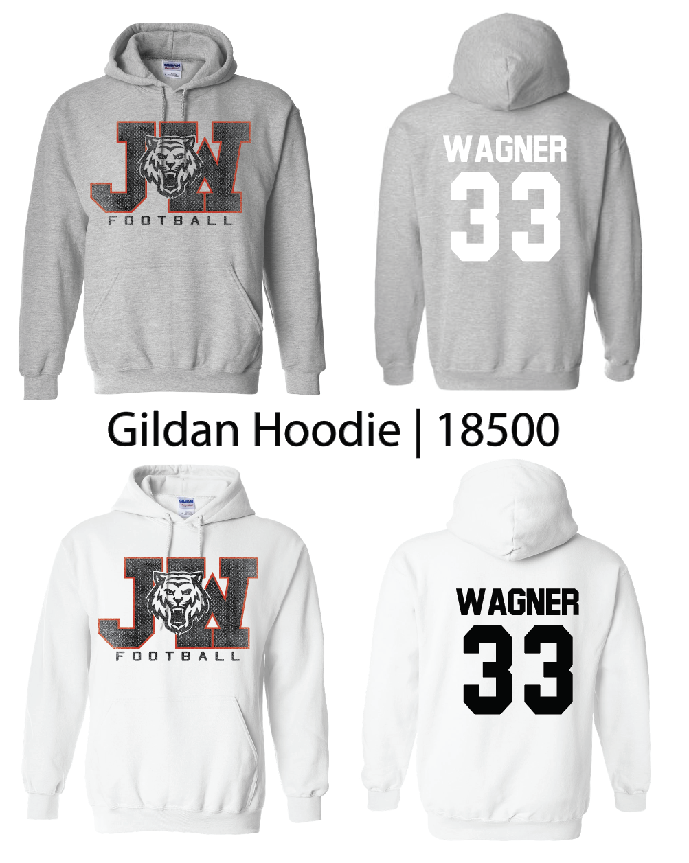 Heart. Hustle. Pride Hoodies
