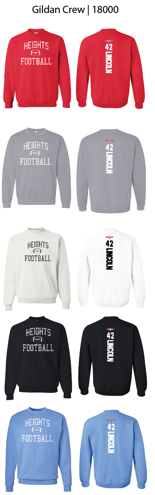 Thunderbird Football Crews