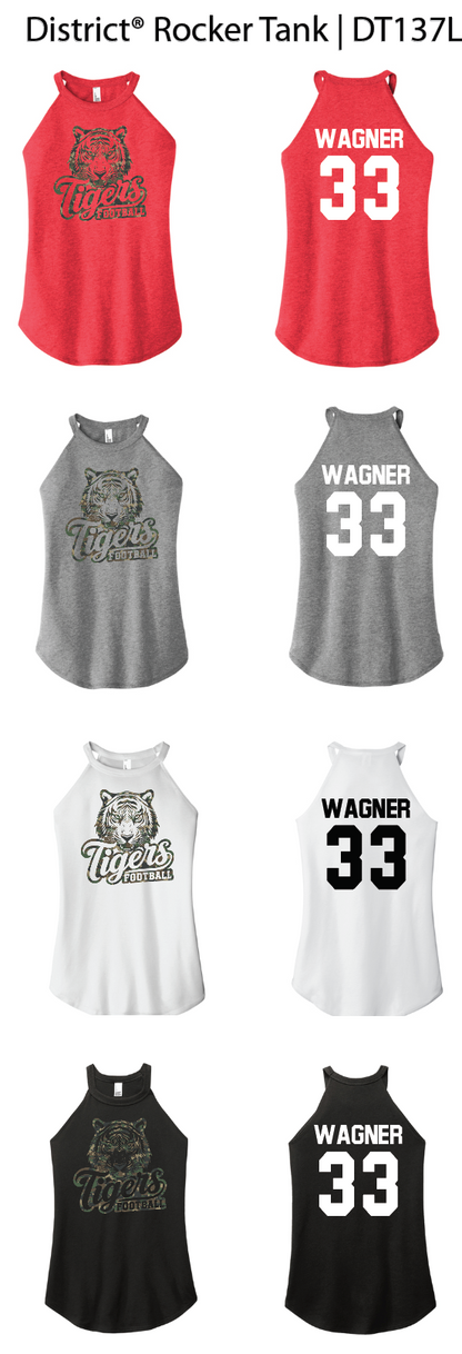 Camo Tiger Football Shirts