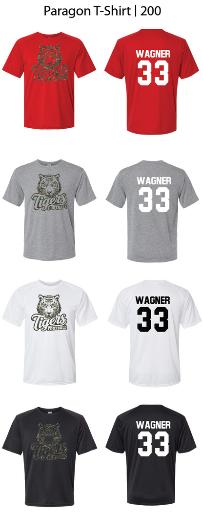 Camo Tiger Football Shirts