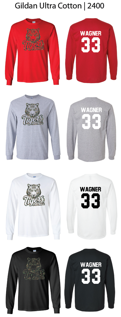 Camo Tiger Football Shirts