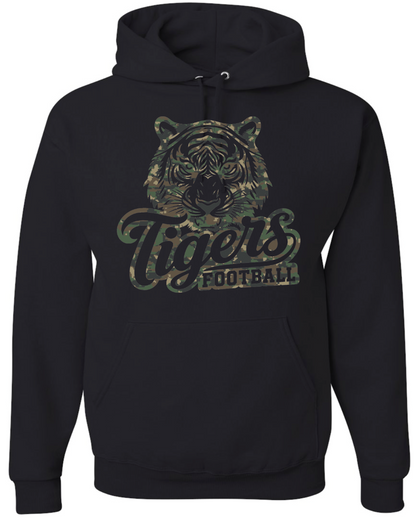 Camo Tigers Hoodies