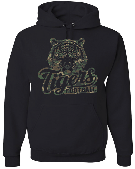Camo Tigers Hoodies