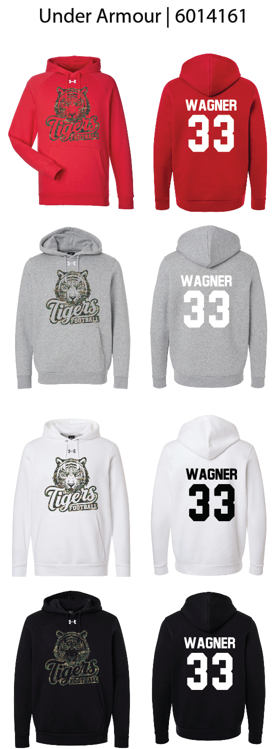 Camo Tigers Hoodies