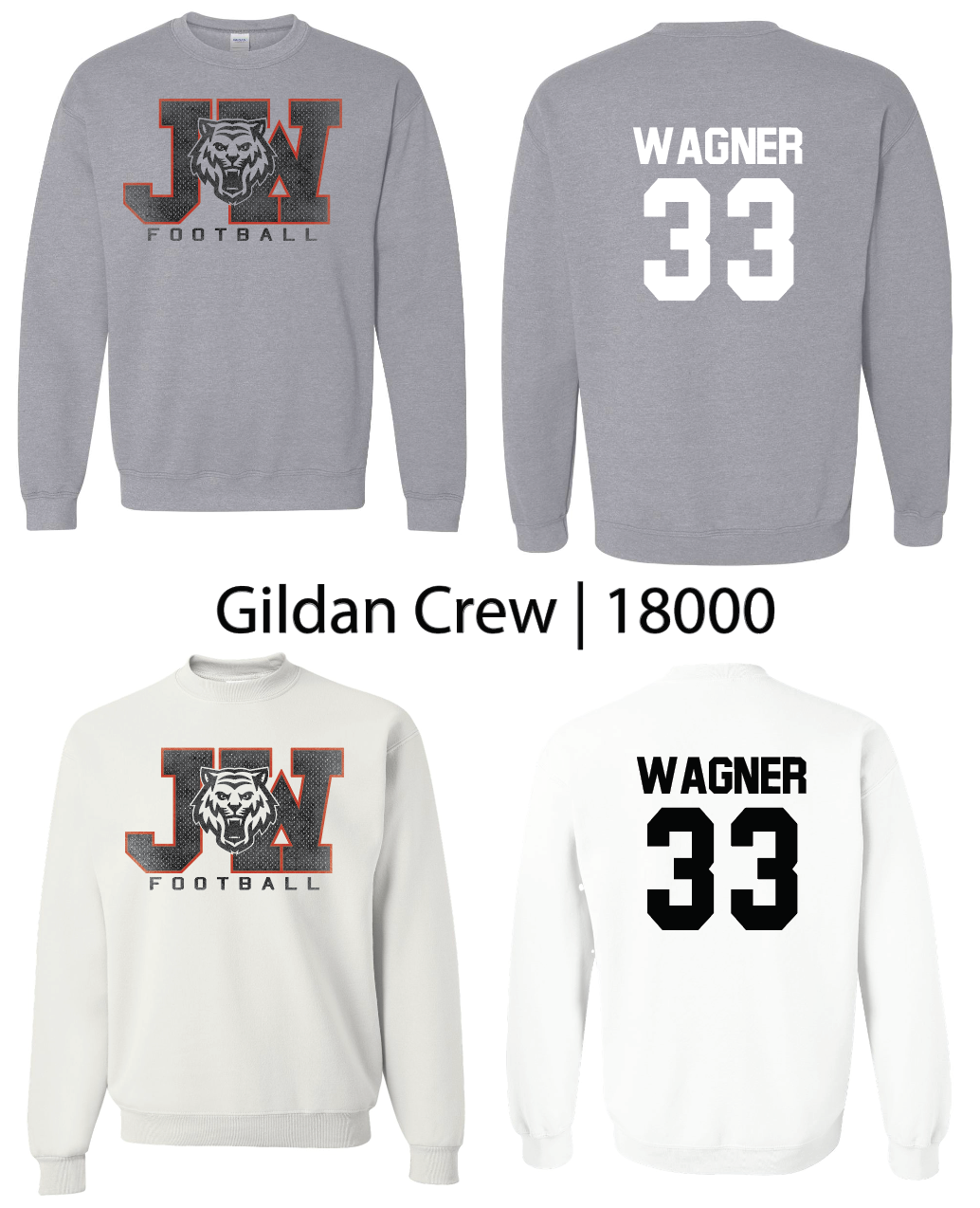 Heart. Hustle. Pride. Crew Sweatshirts