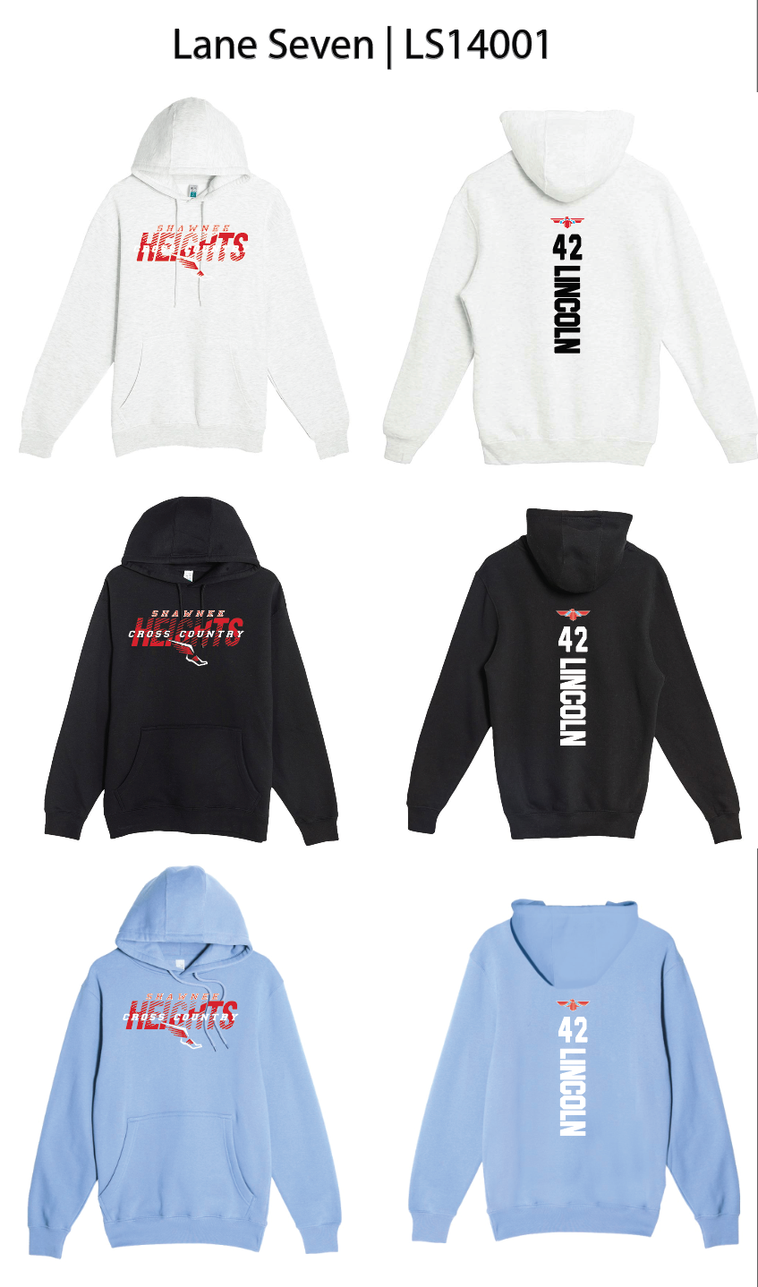 SHMS Cross Country Hoodies