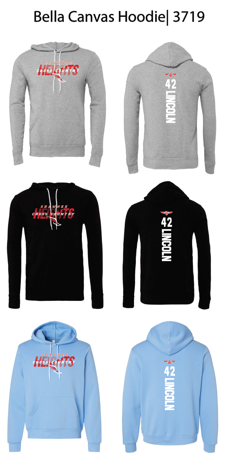 SHMS Cross Country Hoodies