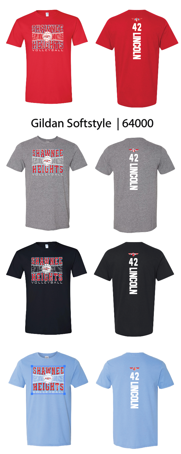 SHMS Volleyball Shirts
