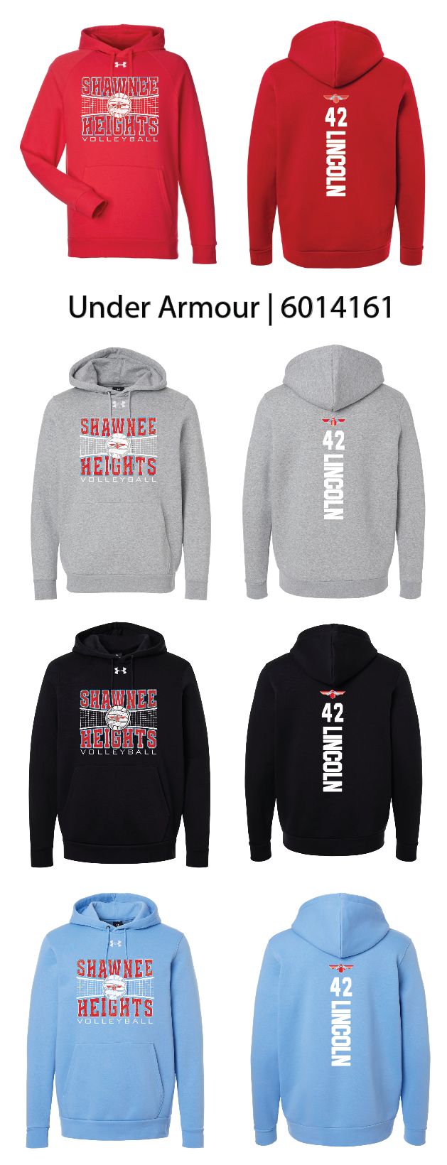 SHMS Volleyball Hoodies