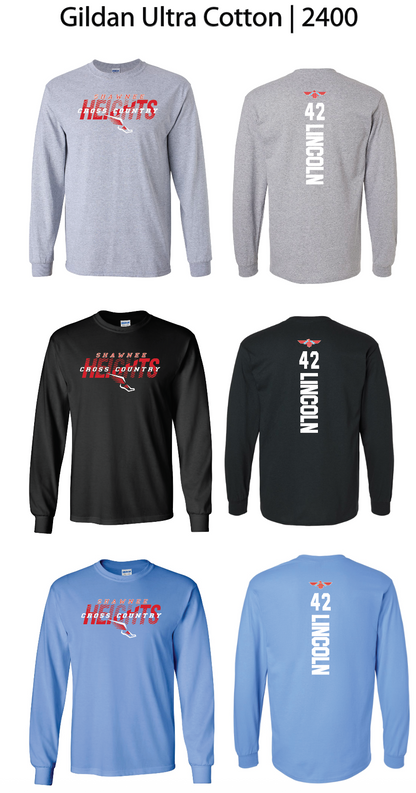 SHMS Cross Country Shirts