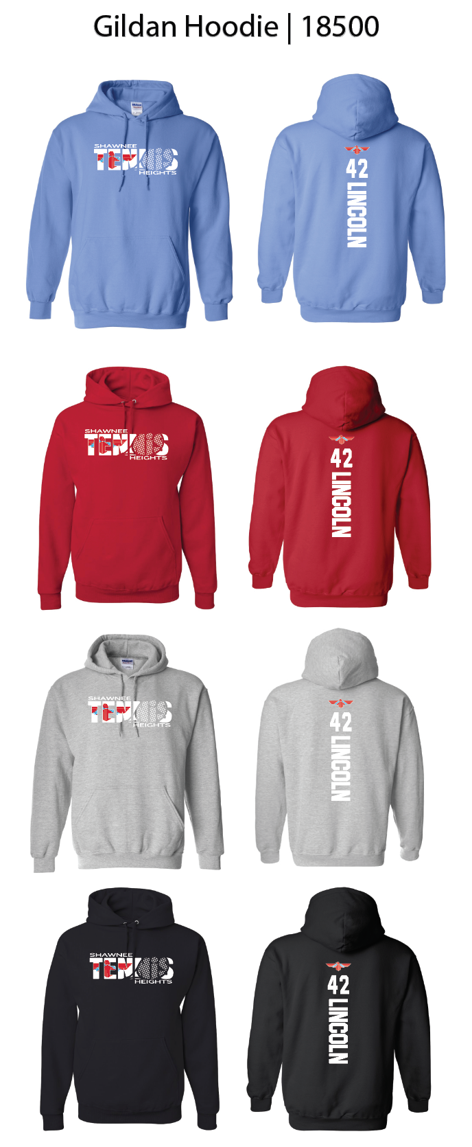 SHHS Tennis Hoodies