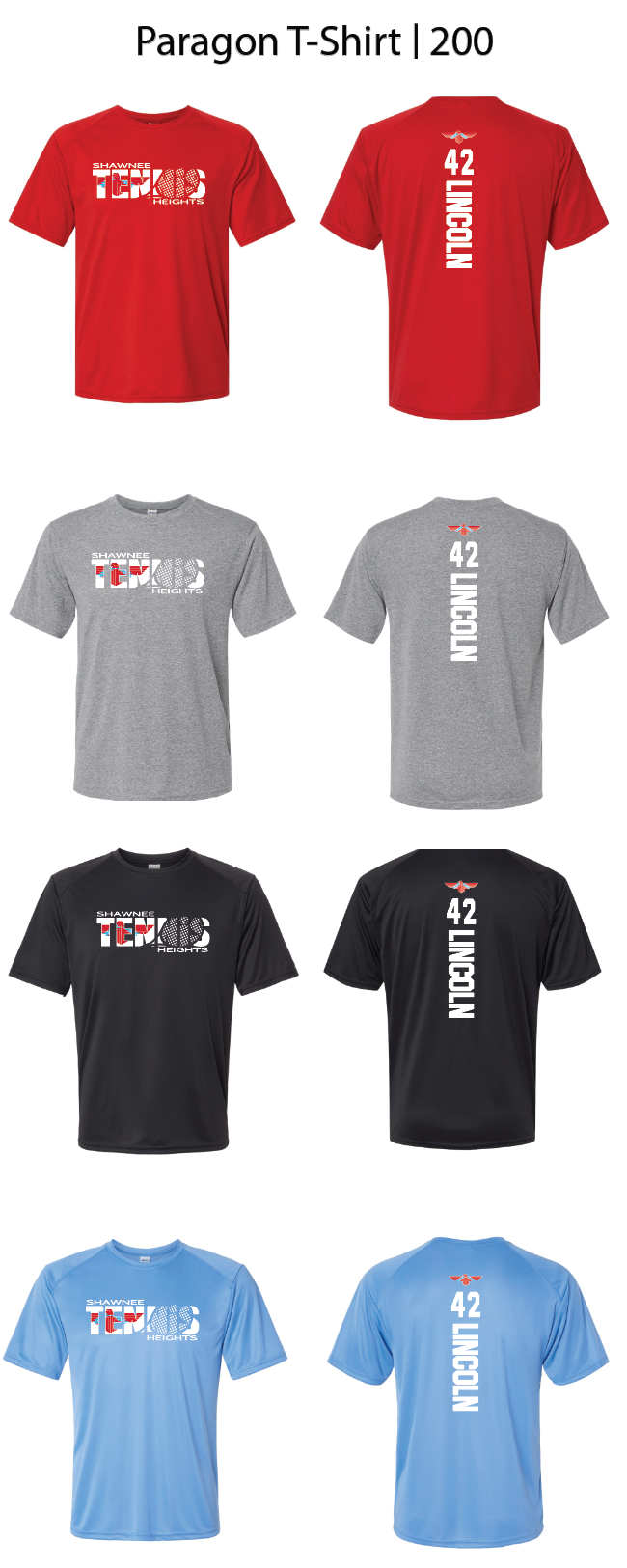 SHHS Tennis Shirts