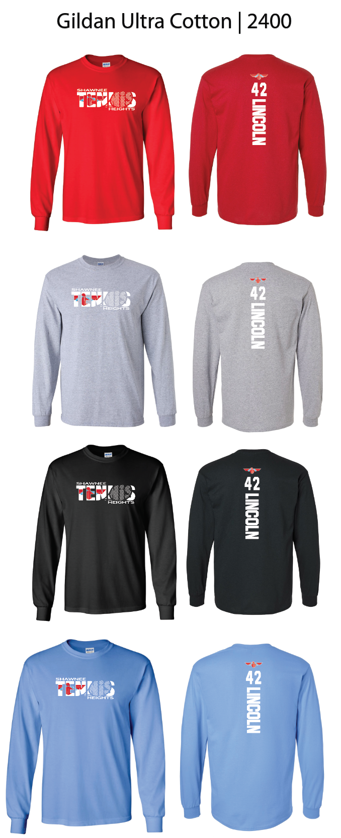SHHS Tennis Shirts