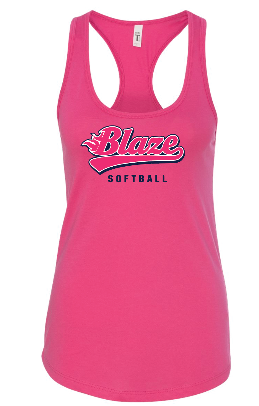 Blaze Softball Lightweight Racerback Tank