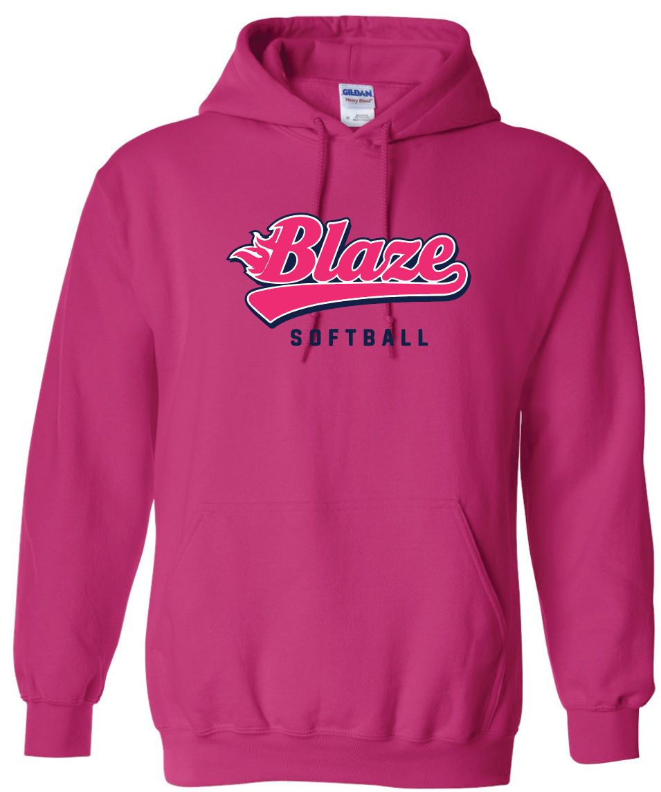 Blaze Softball Hooded Sweatshirt