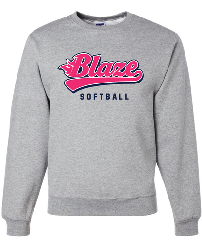 Blaze Softball Crew Sweatshirt