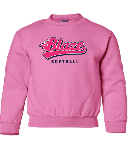 Blaze Softball Crew Sweatshirt