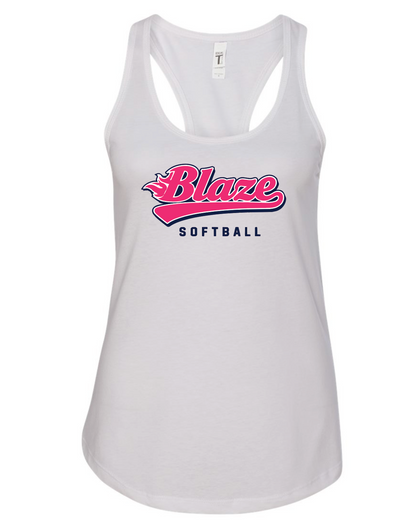 Blaze Softball Lightweight Racerback Tank