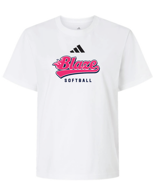 Blaze Softball Adidas Women's Blended T-Shirt