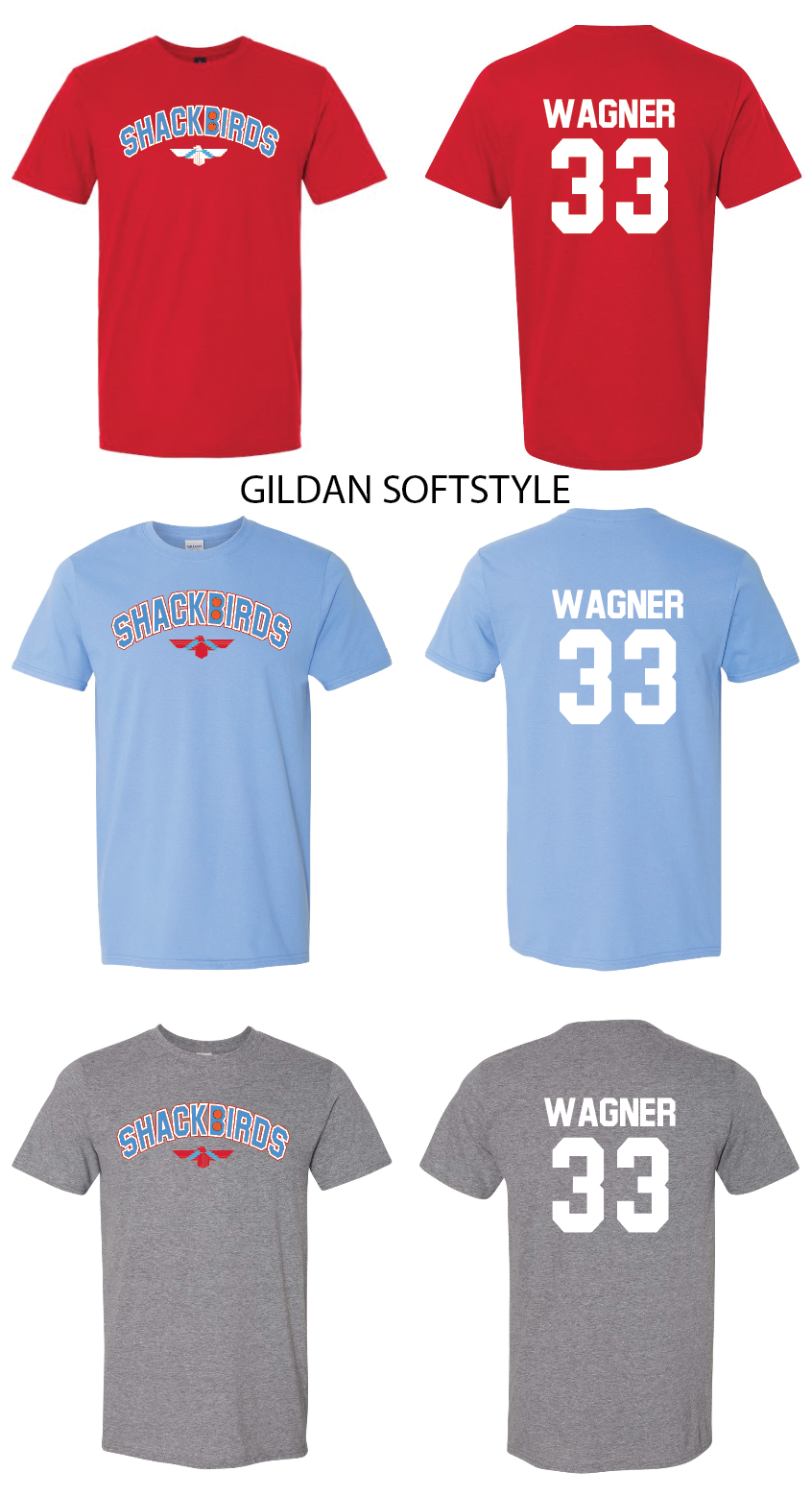Shackbird Basketball Shirts