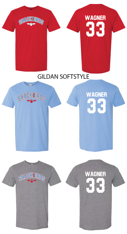 Shackbird Basketball Shirts