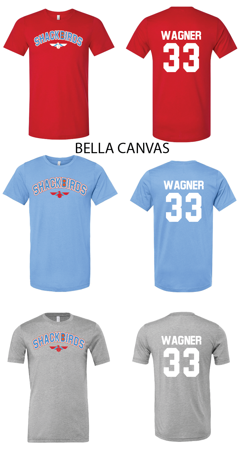 Shackbird Basketball Shirts