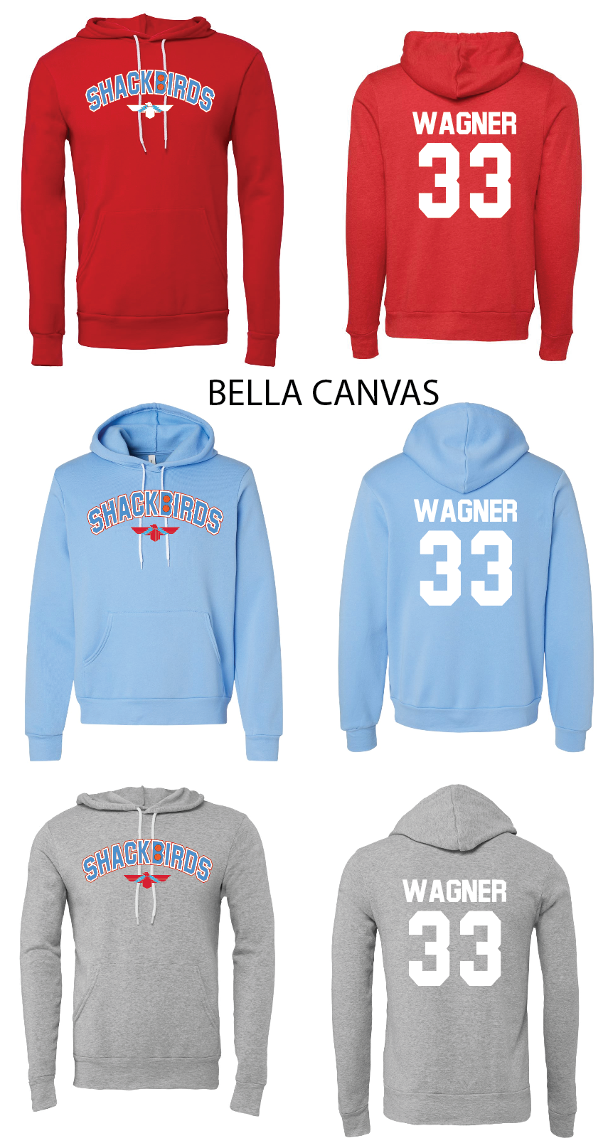 Shackbirds Basketball Hoodies