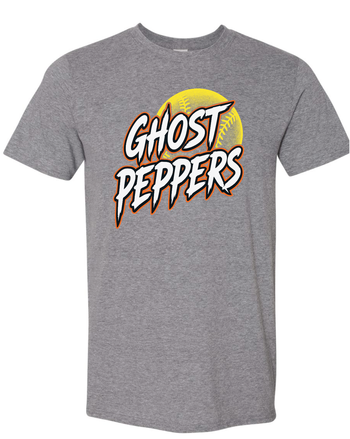 Ghost Peppers Softball Gildan T-Shirt