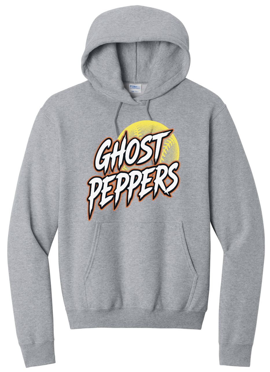 Ghost Peppers Softball Hooded Sweatshirt