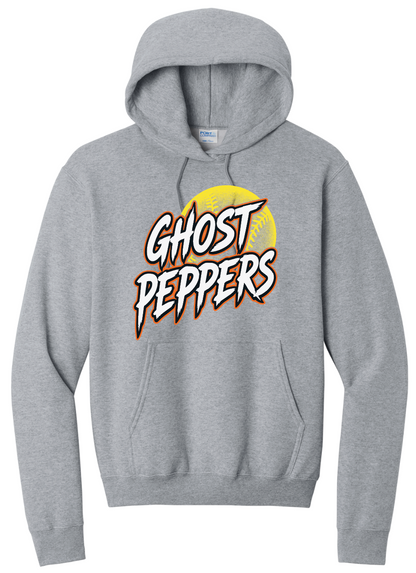 Ghost Peppers Softball Hooded Sweatshirt
