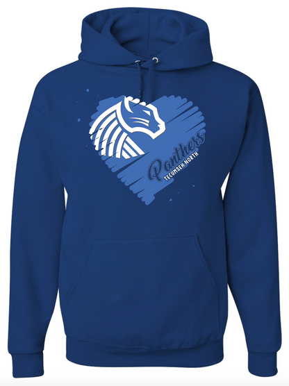 Panther Heart Nublend Hooded Sweatshirt