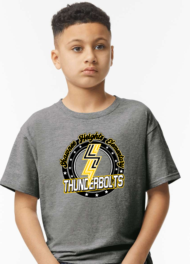 Shawnee Heights Elementary Thunderbolts Gildan Softstyle T-Shirt