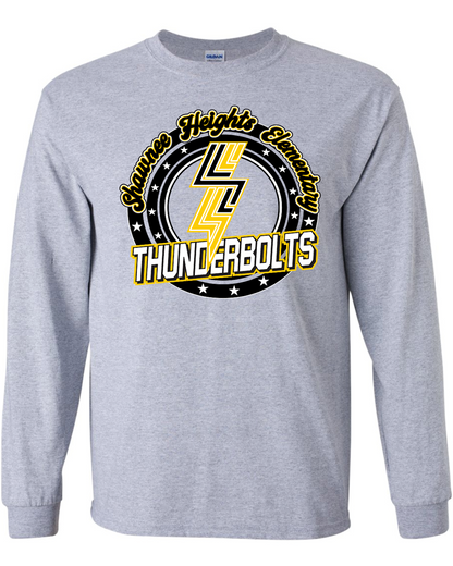 Shawnee Heights Elementary Thunderbolts Long Sleeve T-Shirt