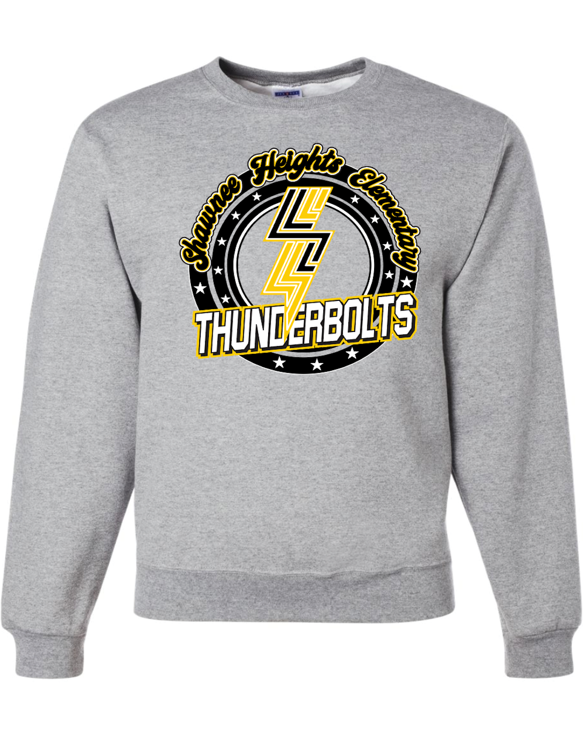 Shawnee Heights Elementary Thunderbolts Crew Sweatshirt