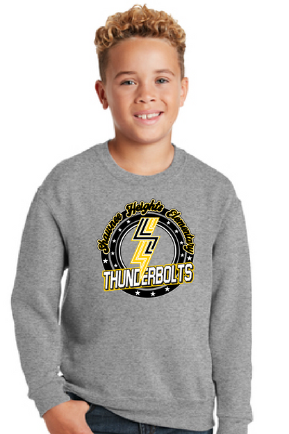 Shawnee Heights Elementary Thunderbolts Crew Sweatshirt