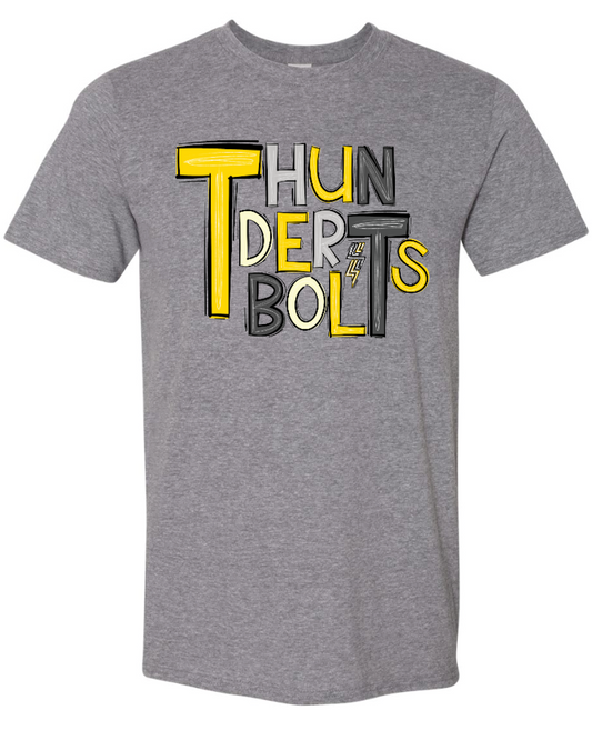 Thunderbolts Doodle Gildan Softstyle T-Shirt