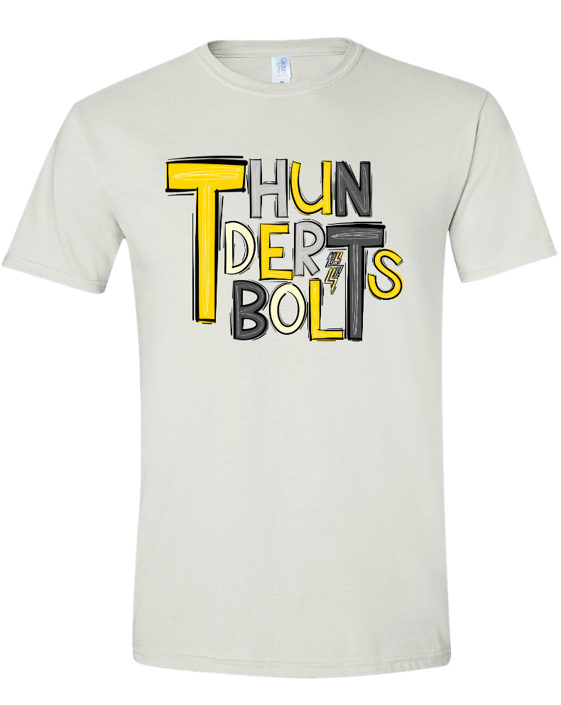 Thunderbolts Doodle Gildan Softstyle T-Shirt